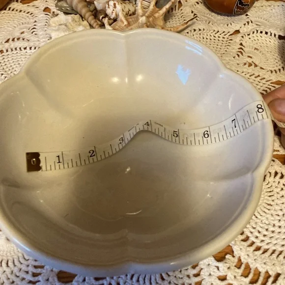 Bowl & Pitcher Set/2, 5.5” T x 8” W, w/floral pattern - Picture 5 of 15